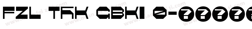 FZL THK GBKI 0字体转换